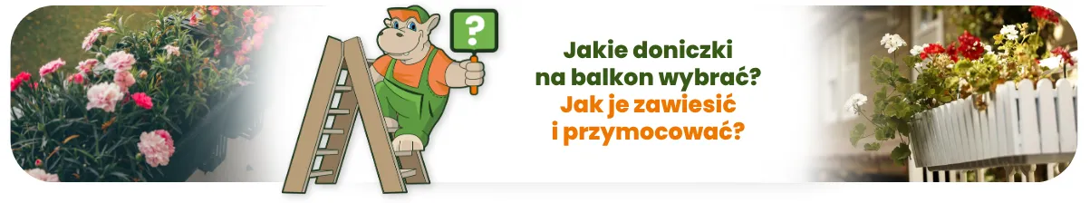 Jakie doniczki na balkon wybrać? Jak je zawiesić i przymocować?